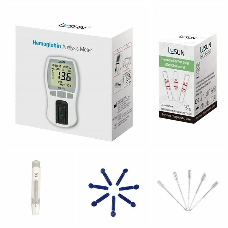 HB Meter Hemglobin Meter Hemoglobin Test Strips Home Use
