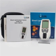 Tástáil Cholesterol Méadair Anailíse ar Lipid Cúram Sláinte Chliste
