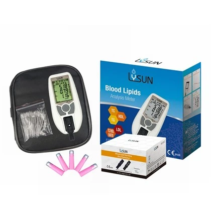 Lysun 3 In 1 Trealamh Tástála Colaistéaról Méadar Lipide Fola LPM-101